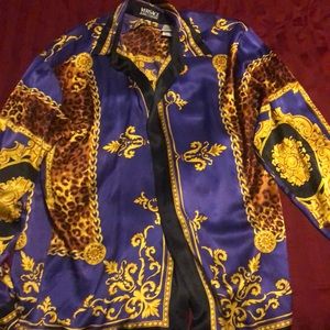 Versace jeans couture button down shirt
